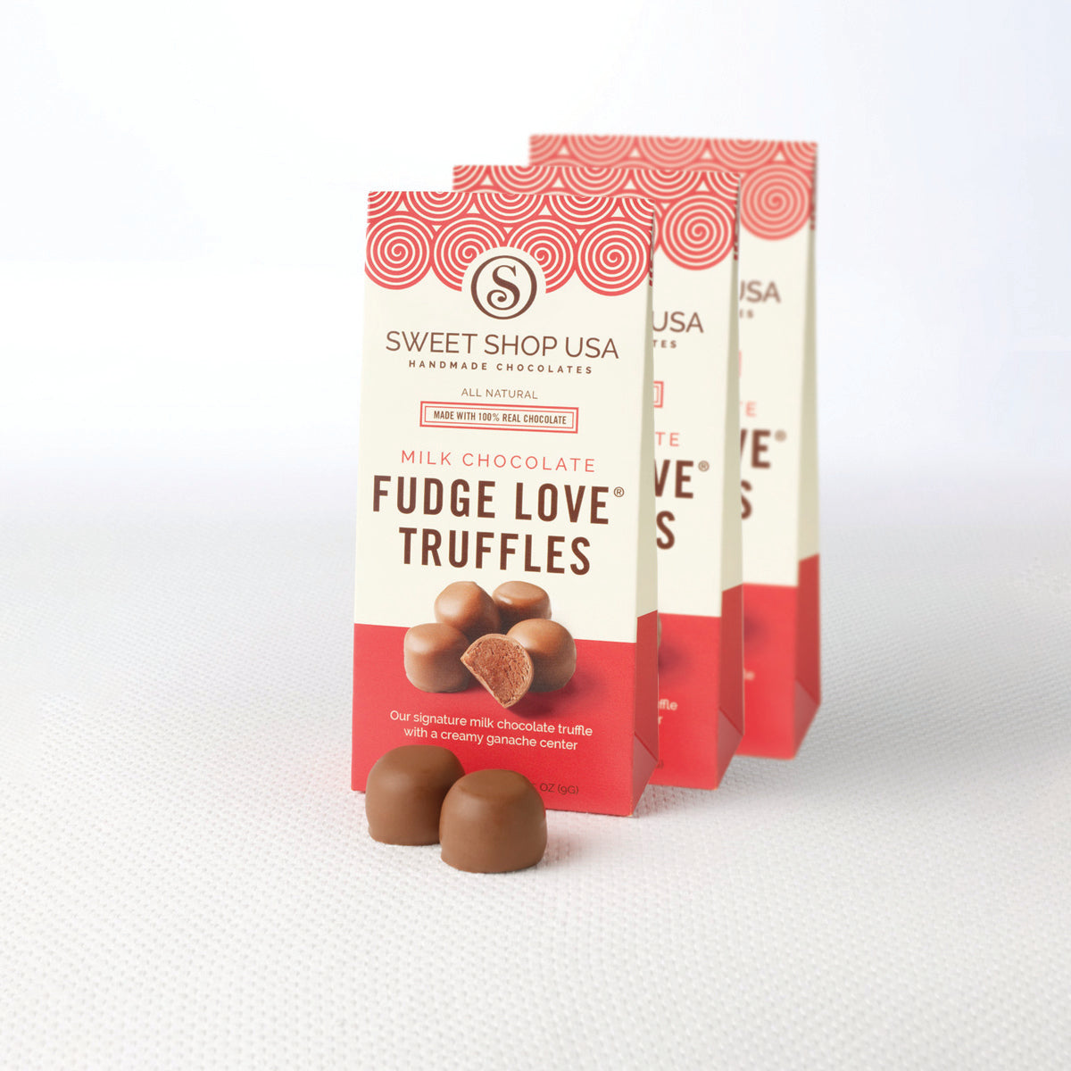 Grab & Go Fudge Love® Truffles 10 Piece (3.5oz) - 3 Pack
